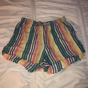 True Craft Striped Shorts